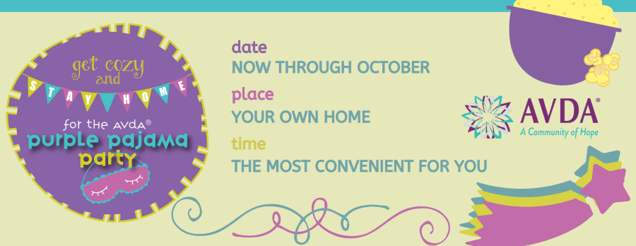 Purple Pajama Party Peer to Peer Fundraiser